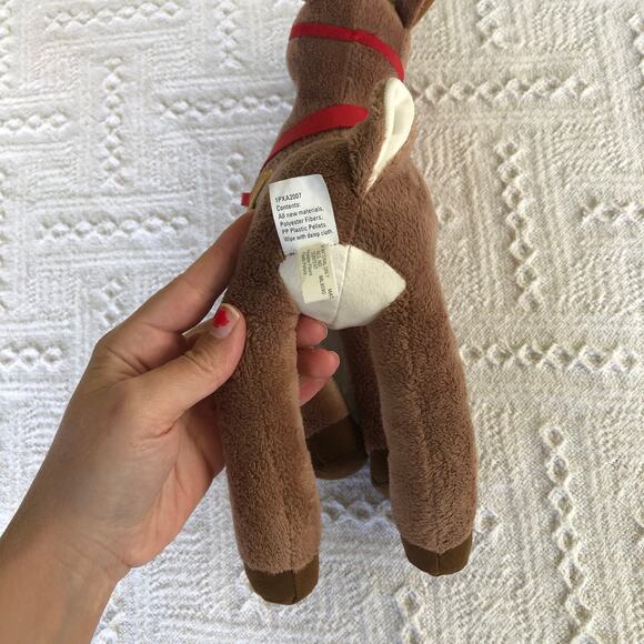 Hallmark Polar Express Reindeer Plush 13.5" Bell Harness Christmas Décor - Picture 7 of 13